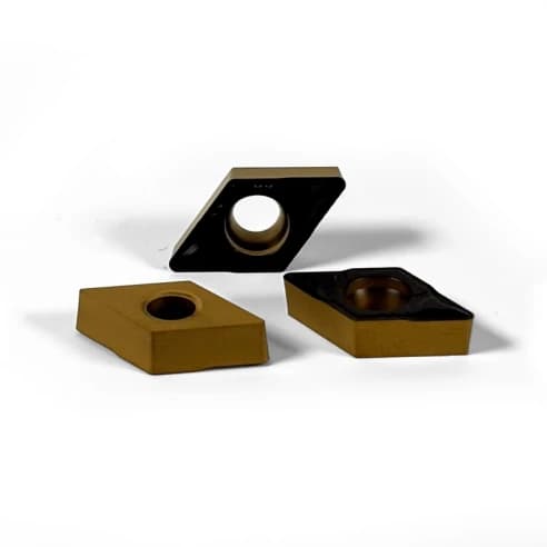 DCMT 11T308 Wendeschneidplatte (CVD) zum Drehen von P-Werkstoffen, HW2, Sorte EC565H