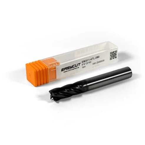 8 mm VHM Schaftfräser, 4 Schneiden, Flach, Standardlänge, Für P, M, K Materialien, AlCrN beschichtet