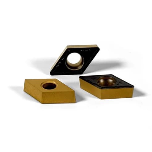 DCMT 11T308 Wendeschneidplatte (CVD) zum Drehen von P-Werkstoffen, HE3, Sorte EC565H